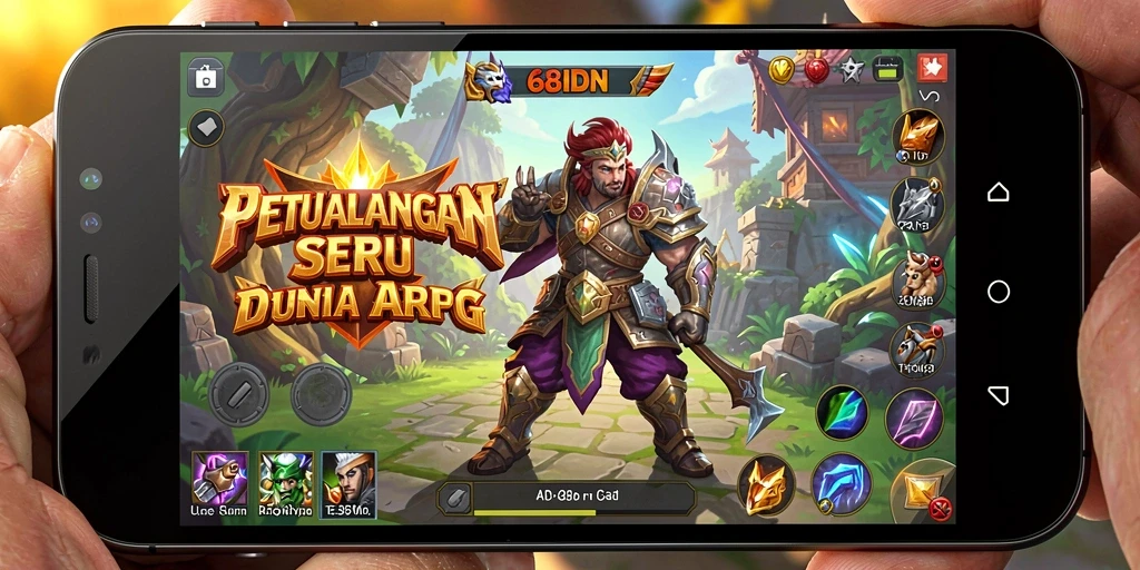 Tampilan gameplay seru dari 68IDN yang menampilkan pertarungan epik.