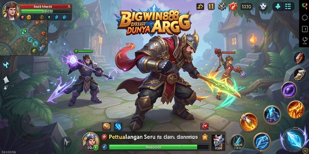 Tampilan gameplay menakjubkan dari BIGWIN88 dalam aksi ARPG.