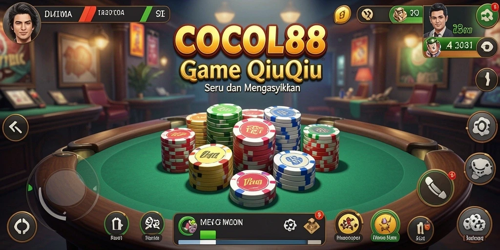 Screenshot gameplay QiuQiu yang menampilkan keseruan permainan