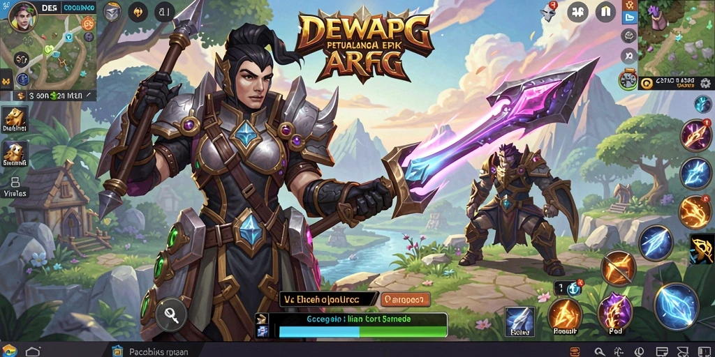 Gameplay DEWAPG yang menegangkan dan mendebarkan.