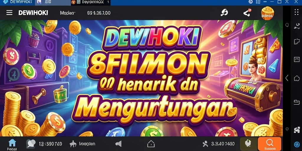 Tampilan gameplay menarik dari DEWIHOKI yang memukau.