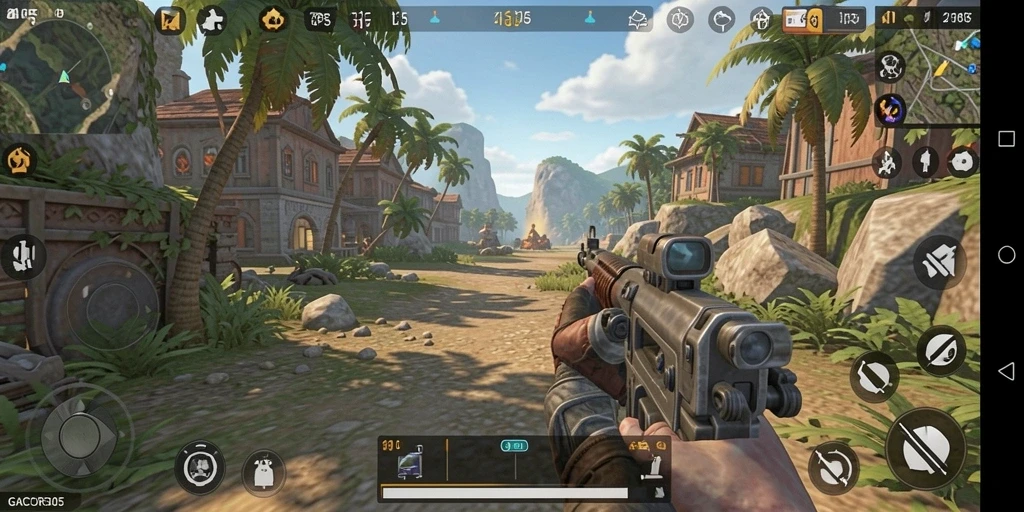 Tampilan gameplay GACOR305 yang menegangkan dalam TPS.