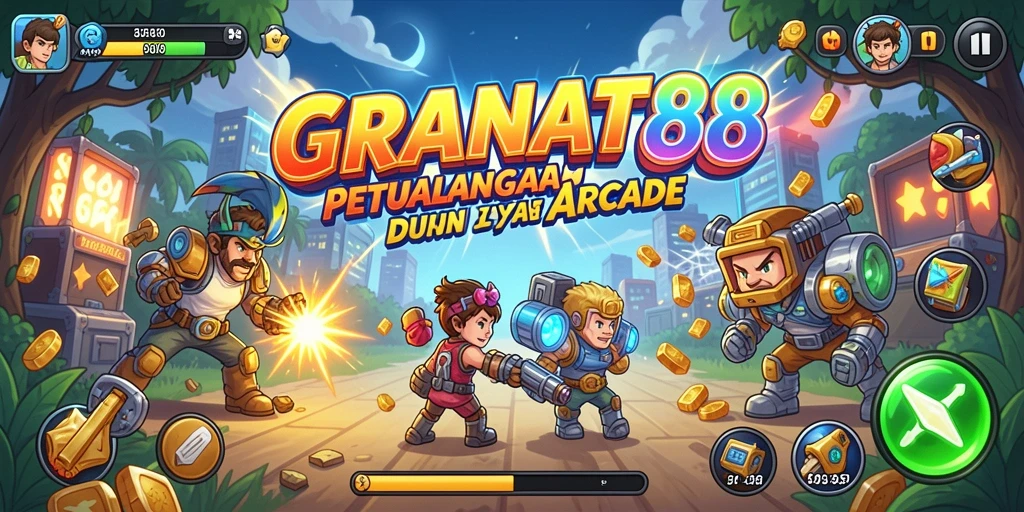 Tangkapan layar gameplay <strong>GRANAT88</strong> yang penuh aksi dan tantangan seru.