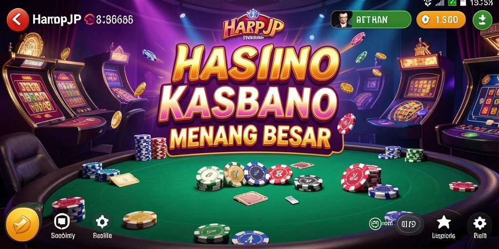 Gameplay seru dan mengasyikkan dari HARAPJP di aplikasi Kasino.