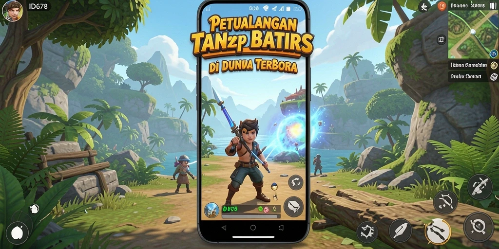 Tangkapan layar gameplay menakjubkan dari dunia terbuka ID678.