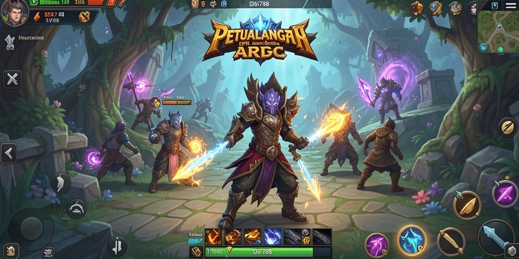 Tangkapan layar utama <strong>ID6788</strong> menampilkan aksi pertempuran yang mendebarkan dalam dunia ARPG.