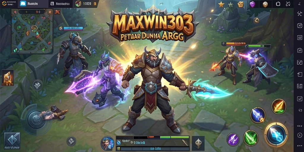 Menampilkan aksi pertarungan epik dalam <strong>MAXWIN303</strong> dengan grafis menawan.