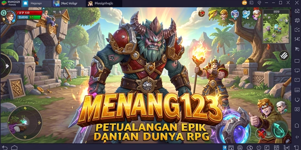Tampilan menarik dari gameplay RPG MENANG123 yang memukau.