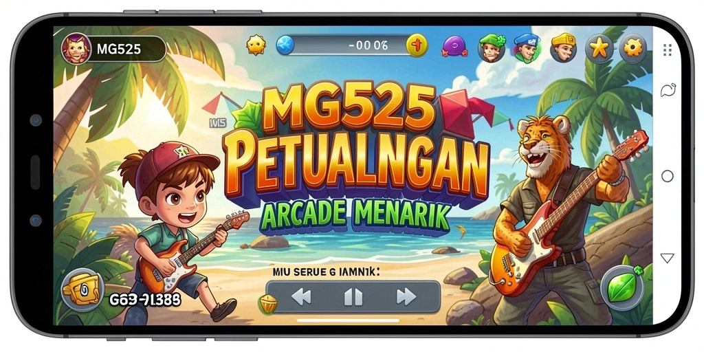 Tampilan gameplay seru di MG525 dengan grafis yang menarik.