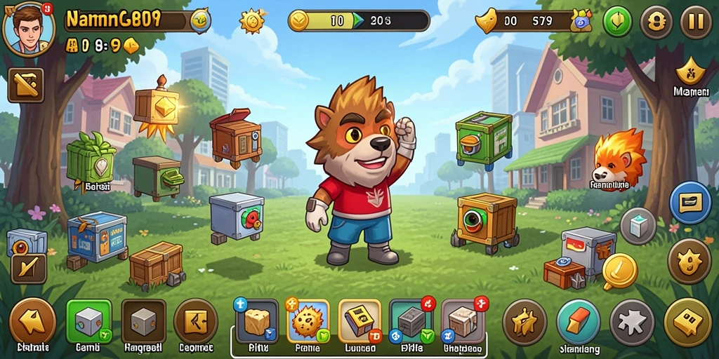 Screenshot gameplay PP7 yang menampilkan keseruan Idle yang mengasyikkan.