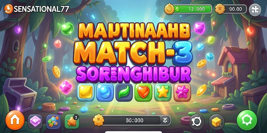 Screenshot yang menunjukkan gameplay seru dari SENSATIONAL77.