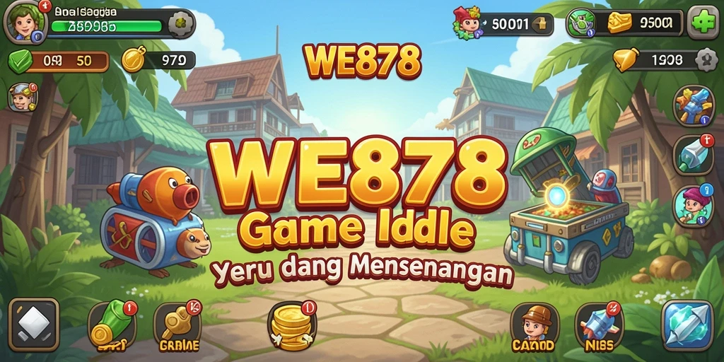 Tangkapan layar gameplay WE878 yang menunjukkan kemajuan karakter Idle.