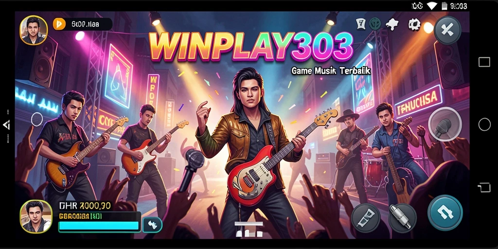 Screenshot gameplay WINPLAY303 dengan keseruan bermain musik.