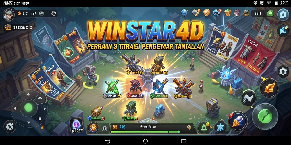 Tampilan gameplay memukau dari game WINSTAR4D yang menampilkan strategi yang kompleks.