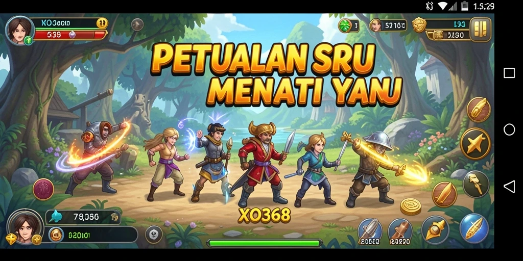 Screenshot gameplay menunjukkan petualangan mendebarkan dalam dunia terbuka.